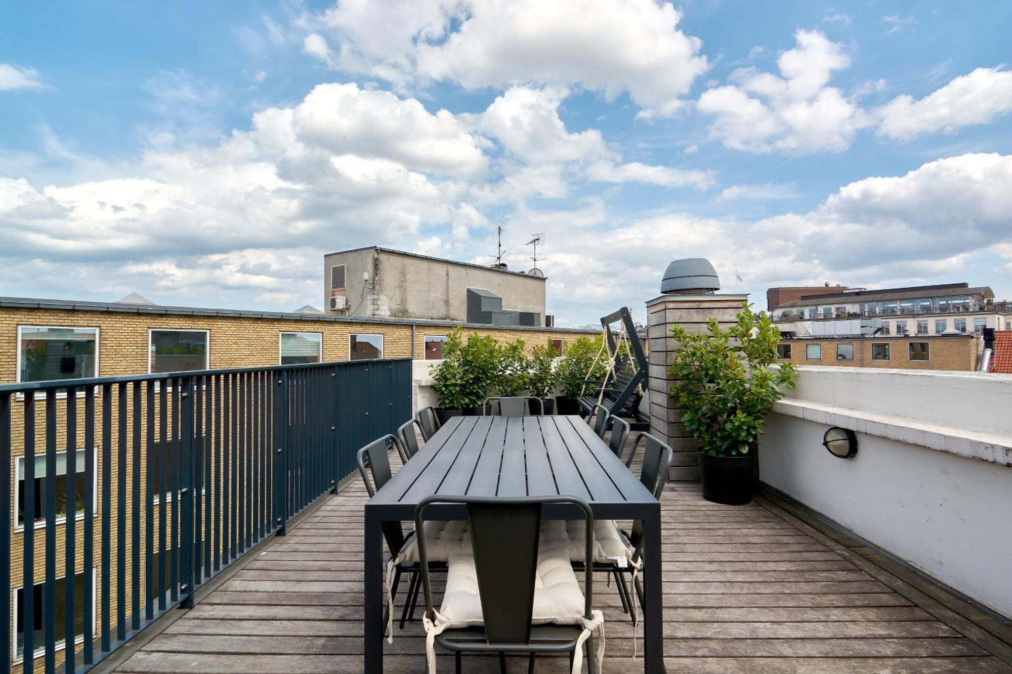 Luxury Penthouse - Private Balcony - Heart Of Copenhagen Lejlighed Eksteriør billede